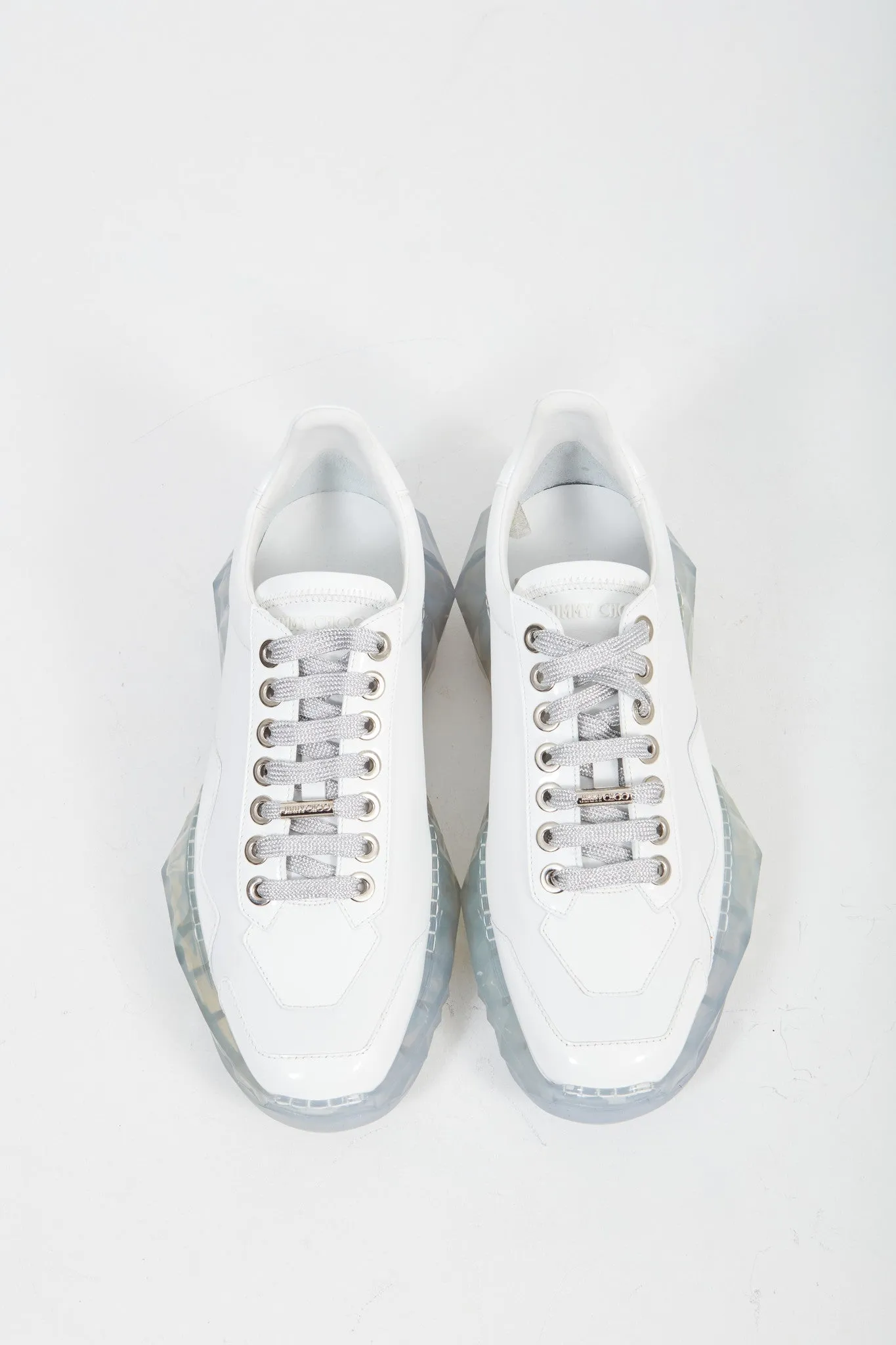 Jimmy Choo White Low Top Sneaker - 40