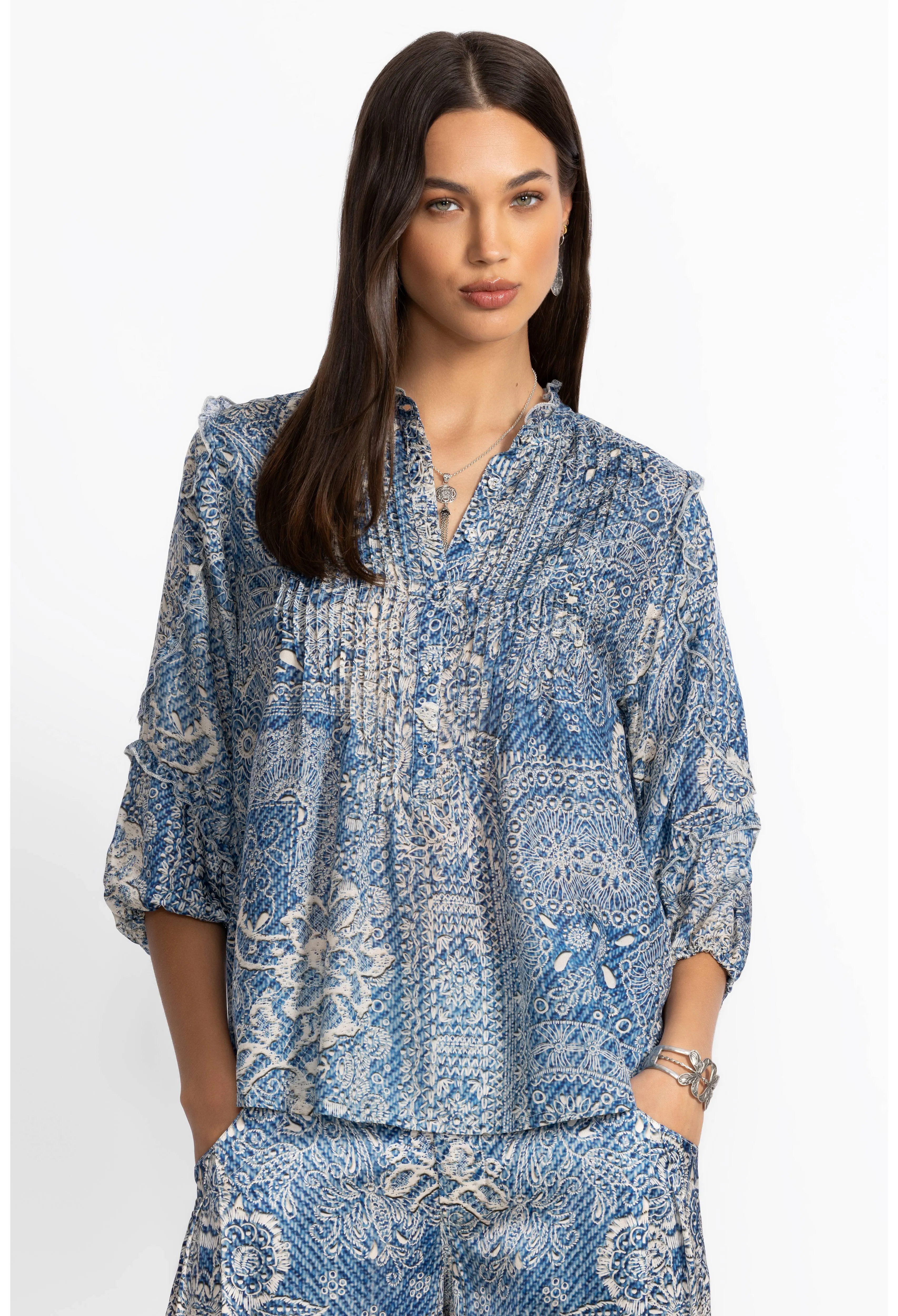 Johnny Was Zeeland Blouse