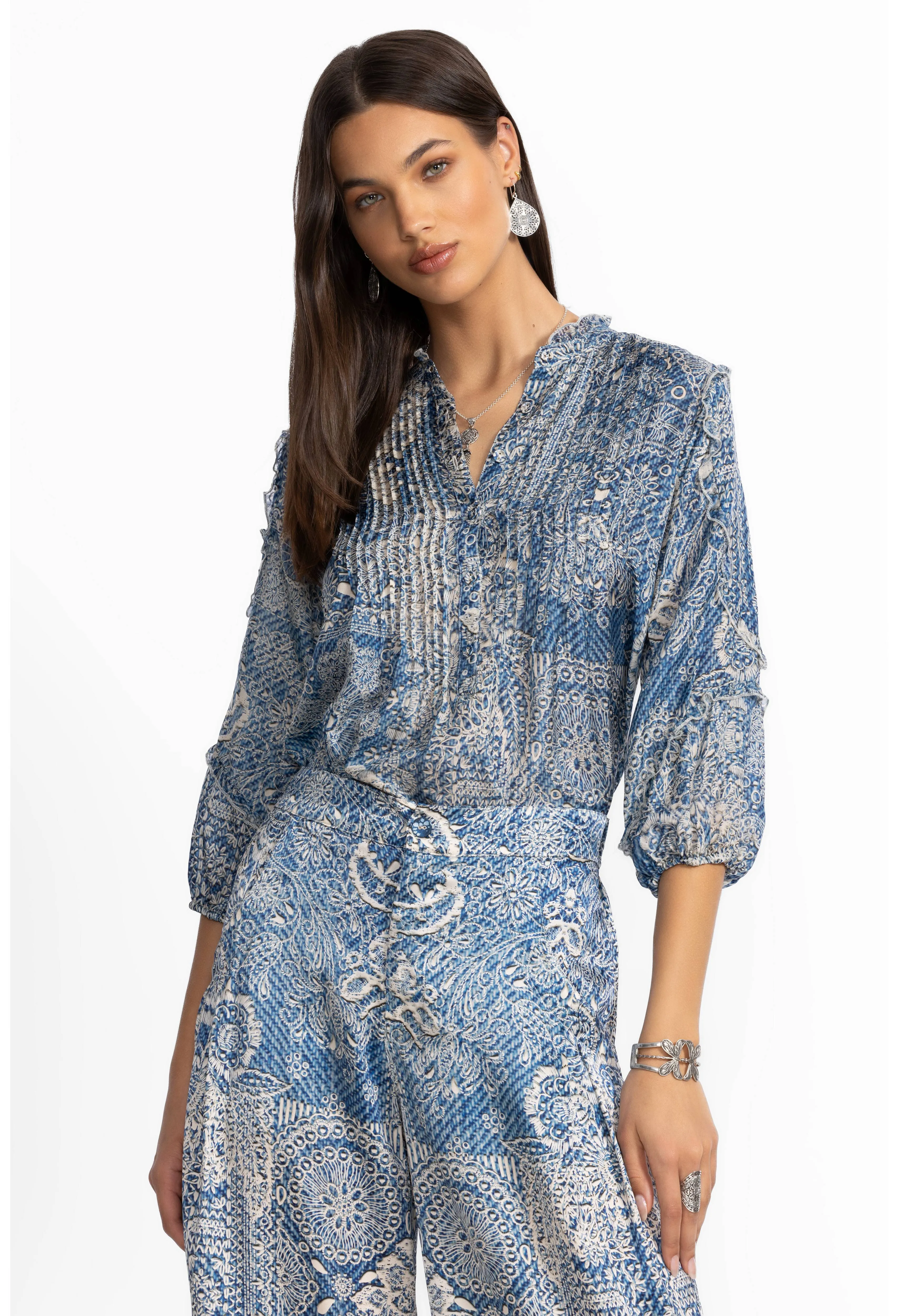 Johnny Was Zeeland Blouse