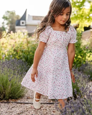 Joy Dress - Pink Tiny Floral