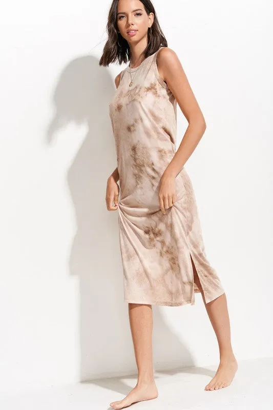 JUDITH MIDI TIE DYE DRESS