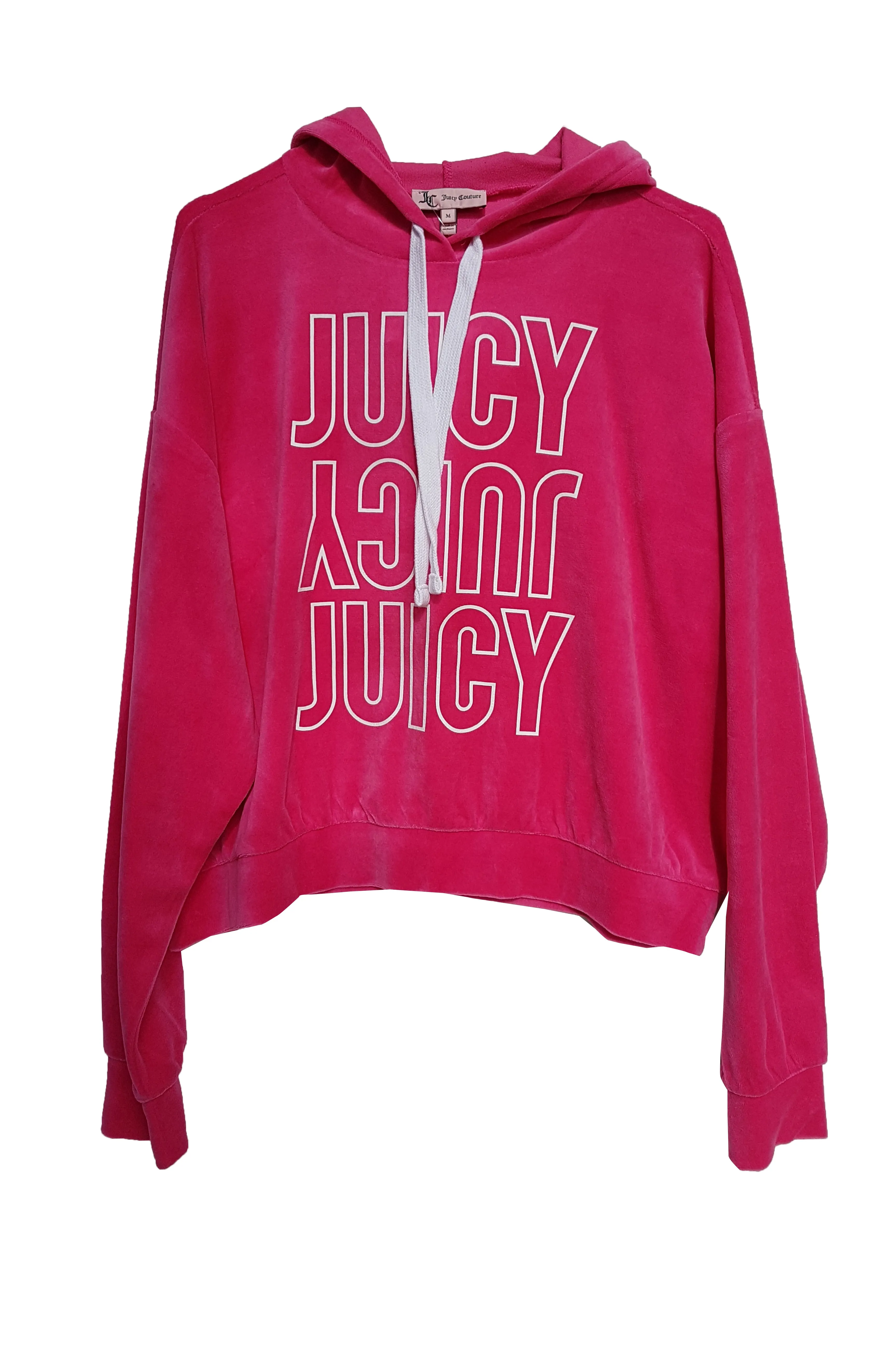 Juicy Couture Velour Cropped Hoodie