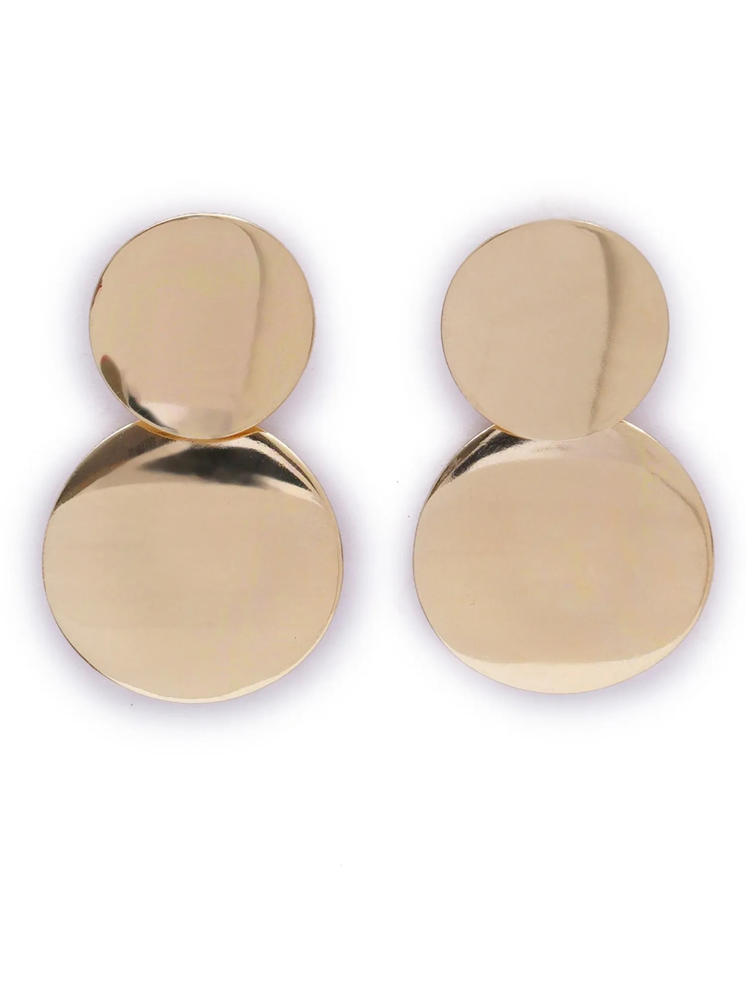 Karatcart Gold Plated Classic Drop Earrings