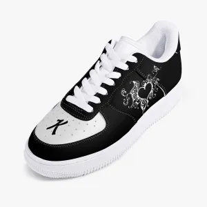 Kennedy Blk_Hrt_Frame v3b Low_Top_Unisex_Sneaker