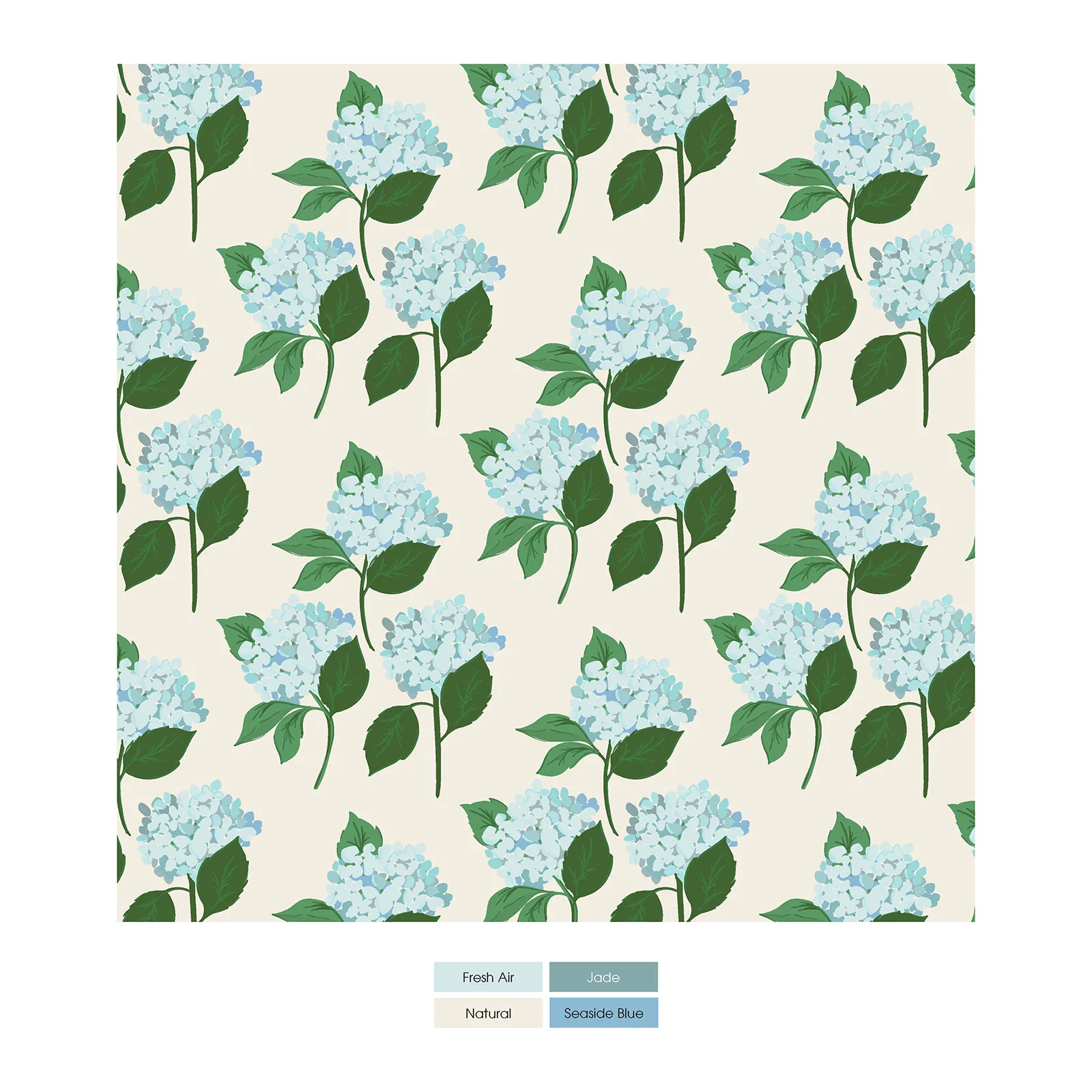 KicKee - Short Sleeve Swing Dress - Hydrangea Bouquet