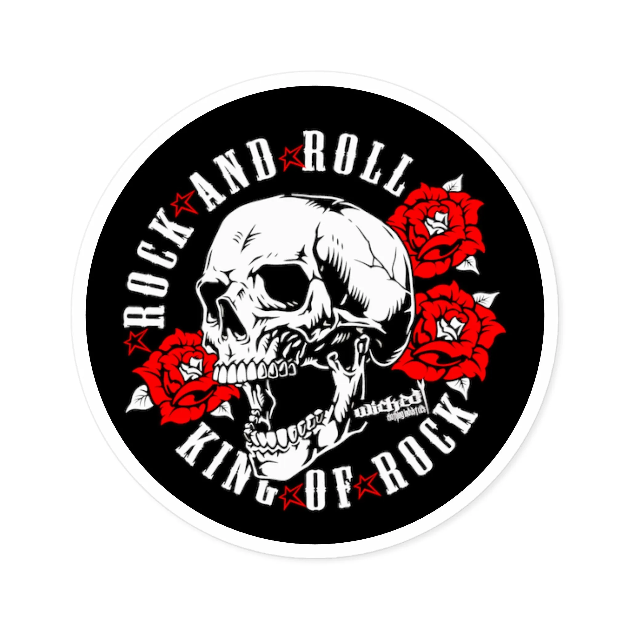 King of Rock WCI  Stickers, Indoor\Outdoor