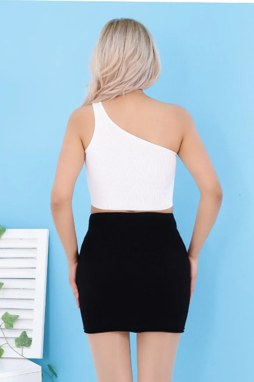 Knit Mini Skirt