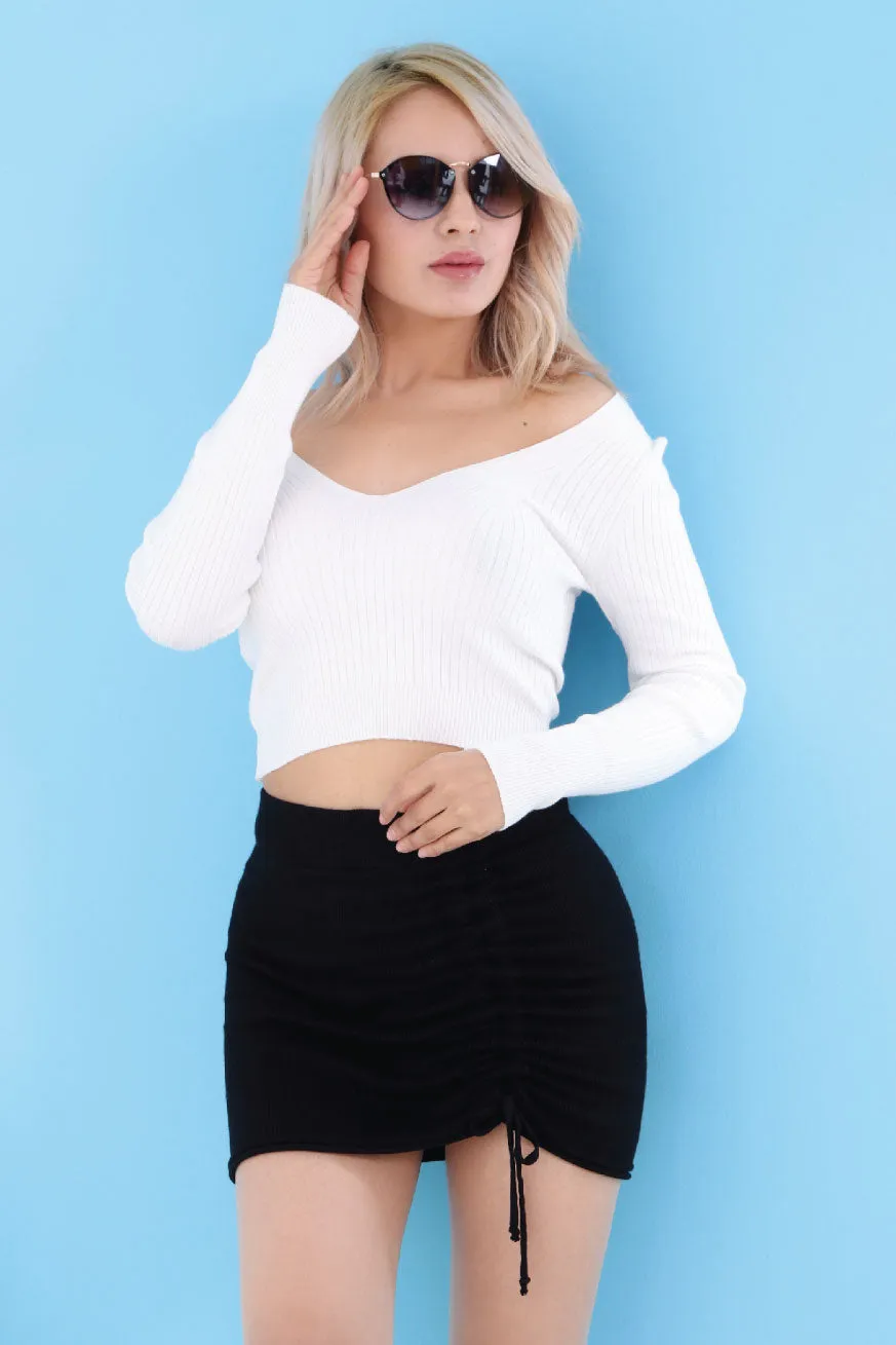 Knit Mini Skirt