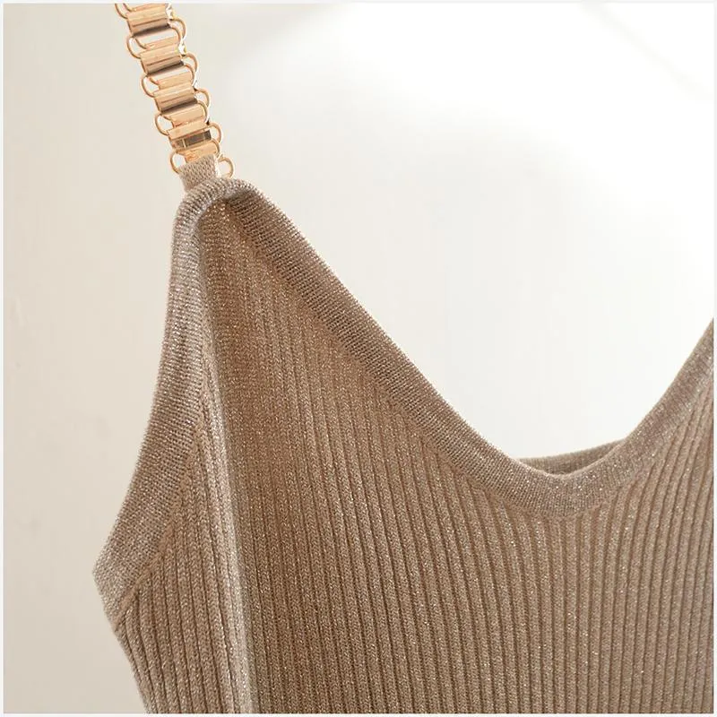 Knitted Camisole Crop Top