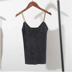 Knitted Camisole Crop Top