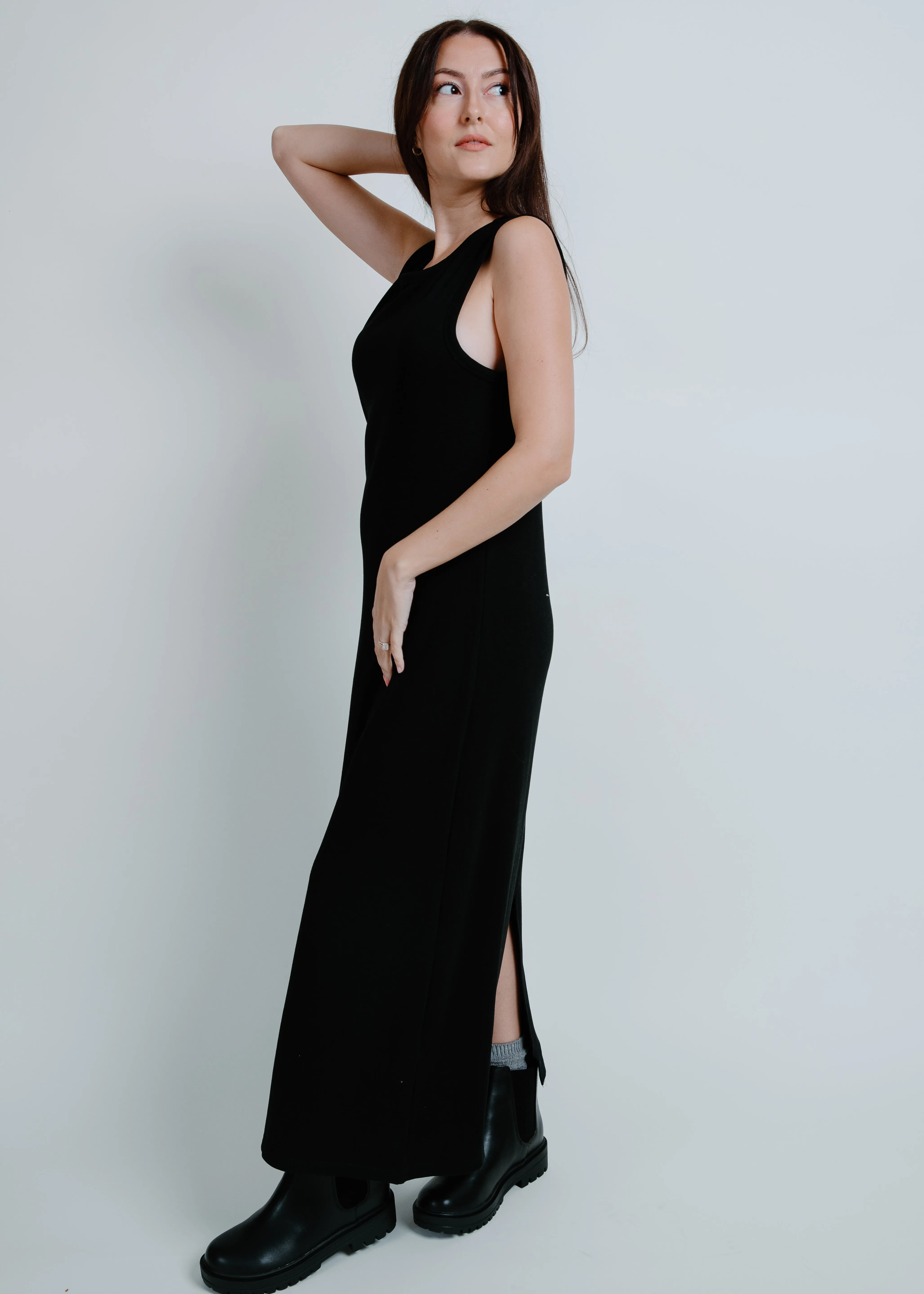 Knox Ribbed Sleeveless Midi Dress