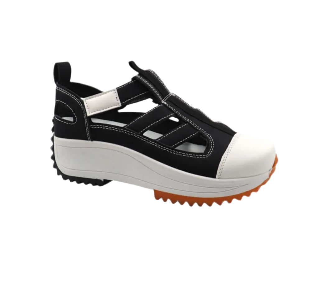 Ladies Casual Cutout Sneakers