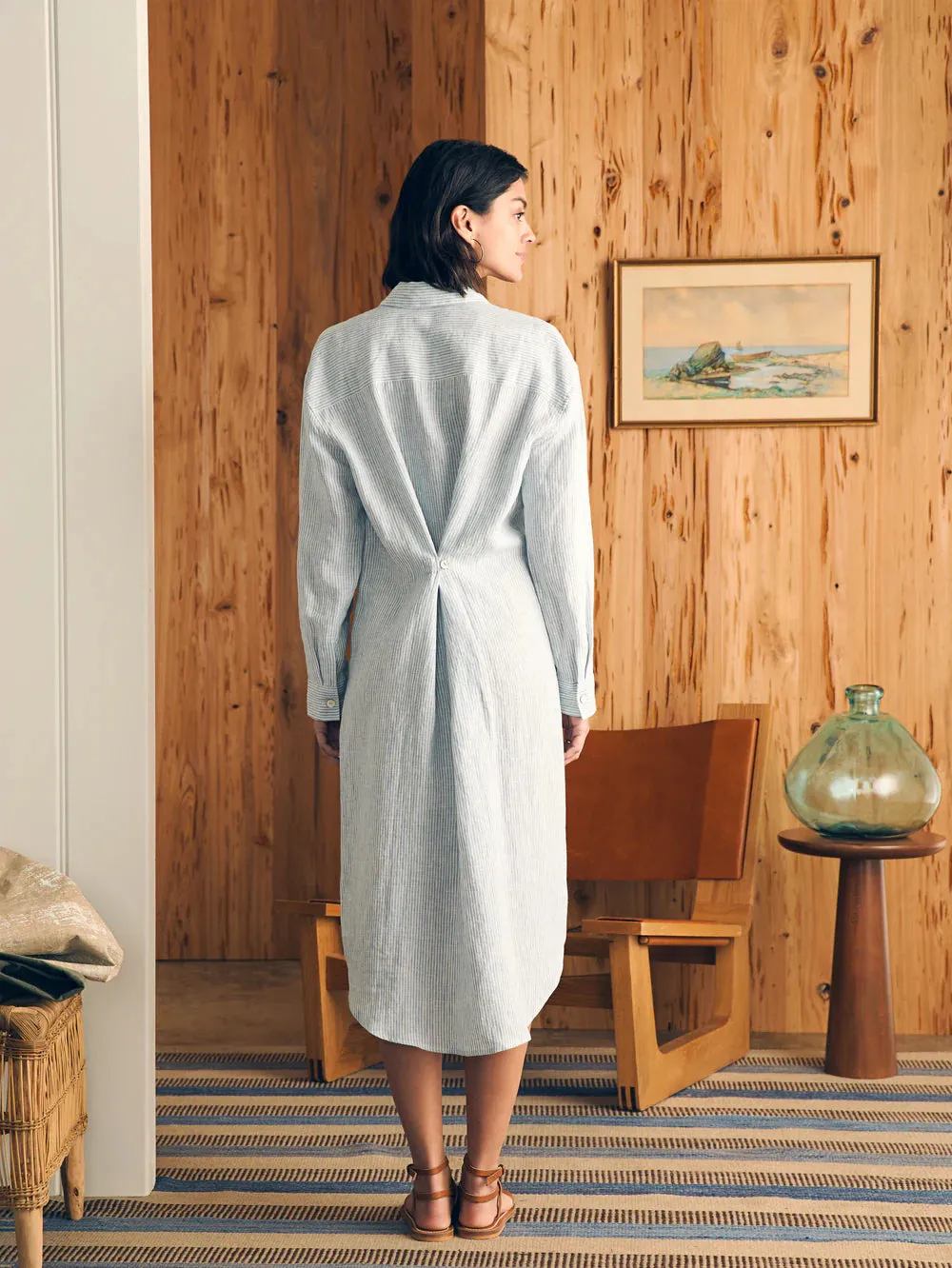 Laguna Linen Maxi Dress