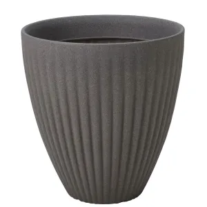 Large Grey Round Planter