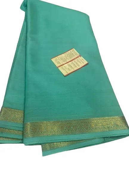Latest and Exclusive Pure Mysoore Designer Silk Saree