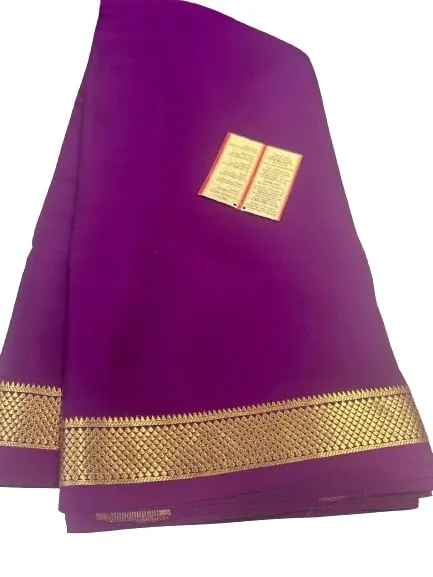 Latest and Exclusive Pure Mysoore Designer Silk Saree