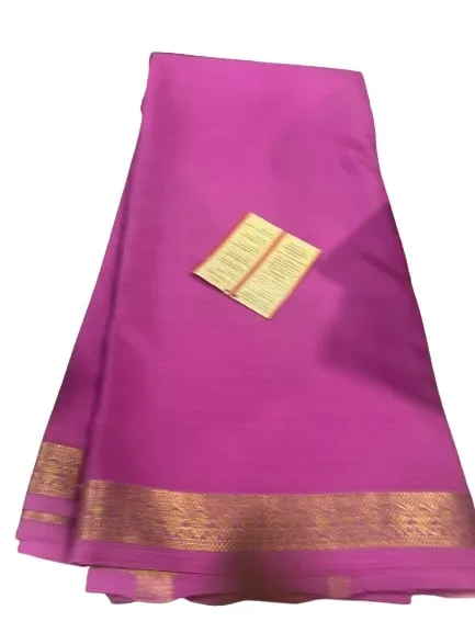 Latest and Exclusive Pure Mysoore Designer Silk Saree