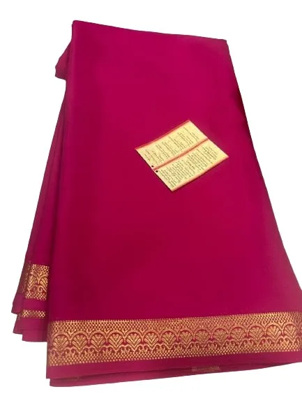 Latest and Exclusive Pure Mysoore Designer Silk Saree