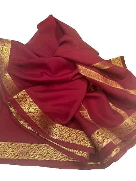 Latest and Exclusive Pure Mysoore Designer Silk Saree