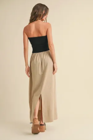 Lea Strapless Maxi Dress
