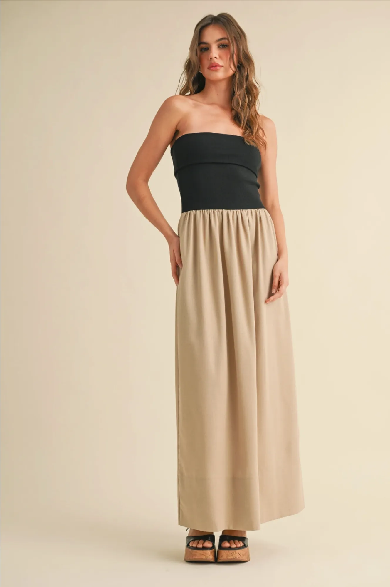 Lea Strapless Maxi Dress