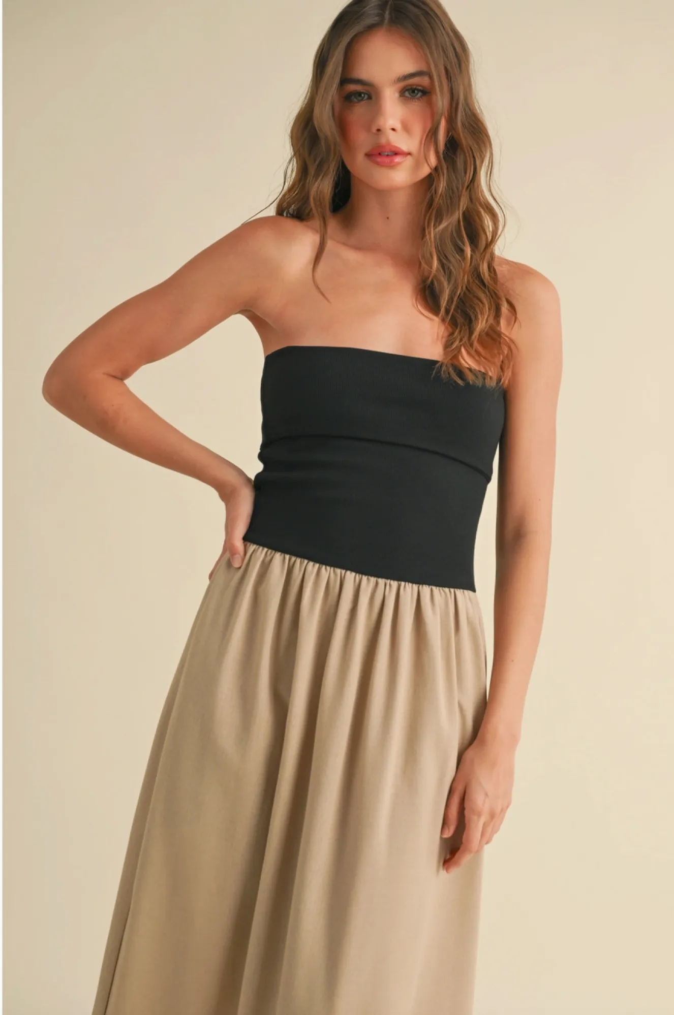 Lea Strapless Maxi Dress