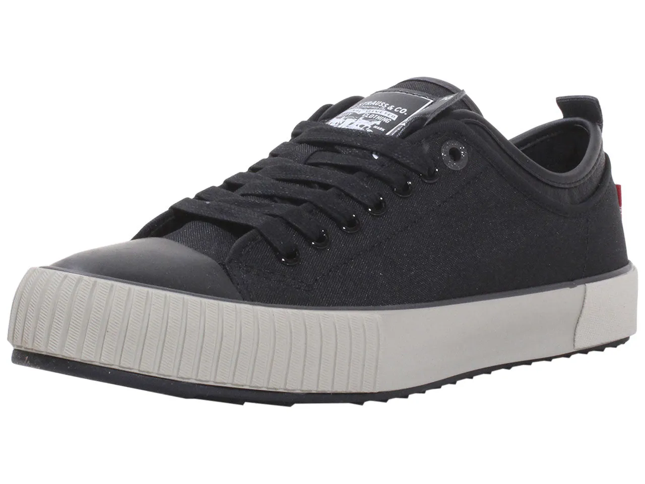 Levis Men's  Sneakers Low Top Black/Charcoal