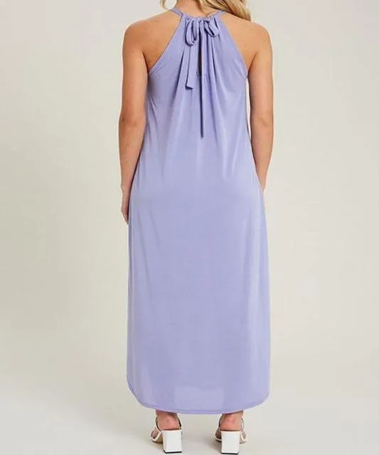 Lilah Lavender Purple Maxi Dress