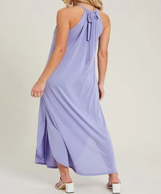 Lilah Lavender Purple Maxi Dress