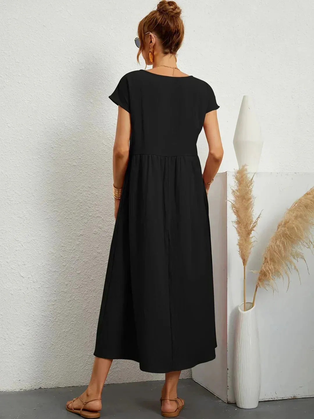 Livia – Lightweight  Women’s Cotton Dress With Pockets