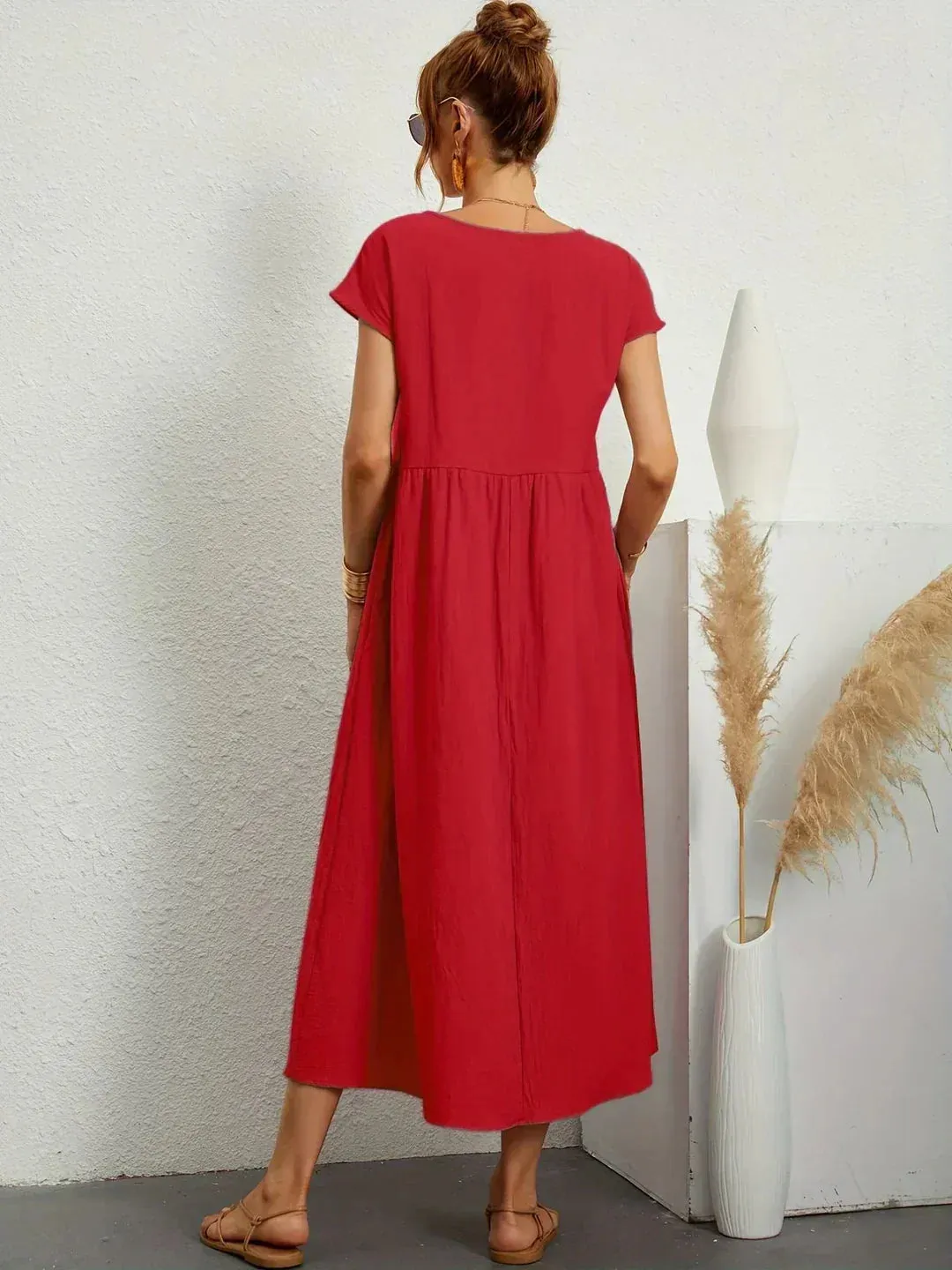 Livia – Lightweight  Women’s Cotton Dress With Pockets