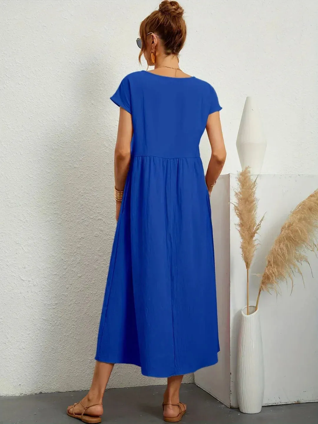 Livia – Lightweight  Women’s Cotton Dress With Pockets