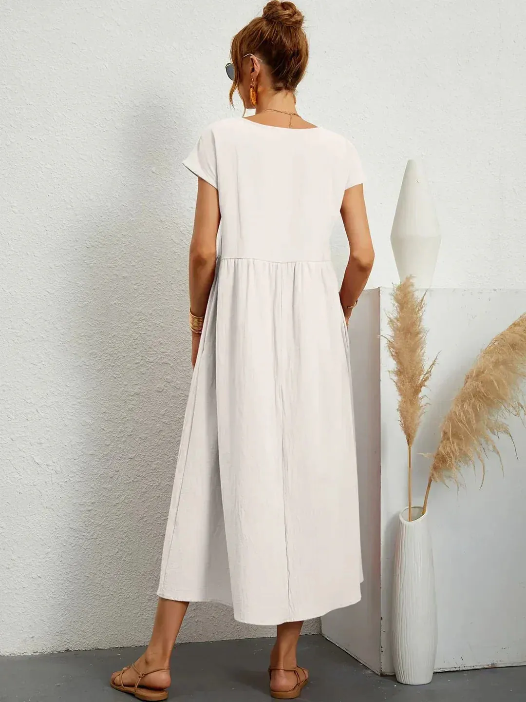 Livia – Lightweight  Women’s Cotton Dress With Pockets
