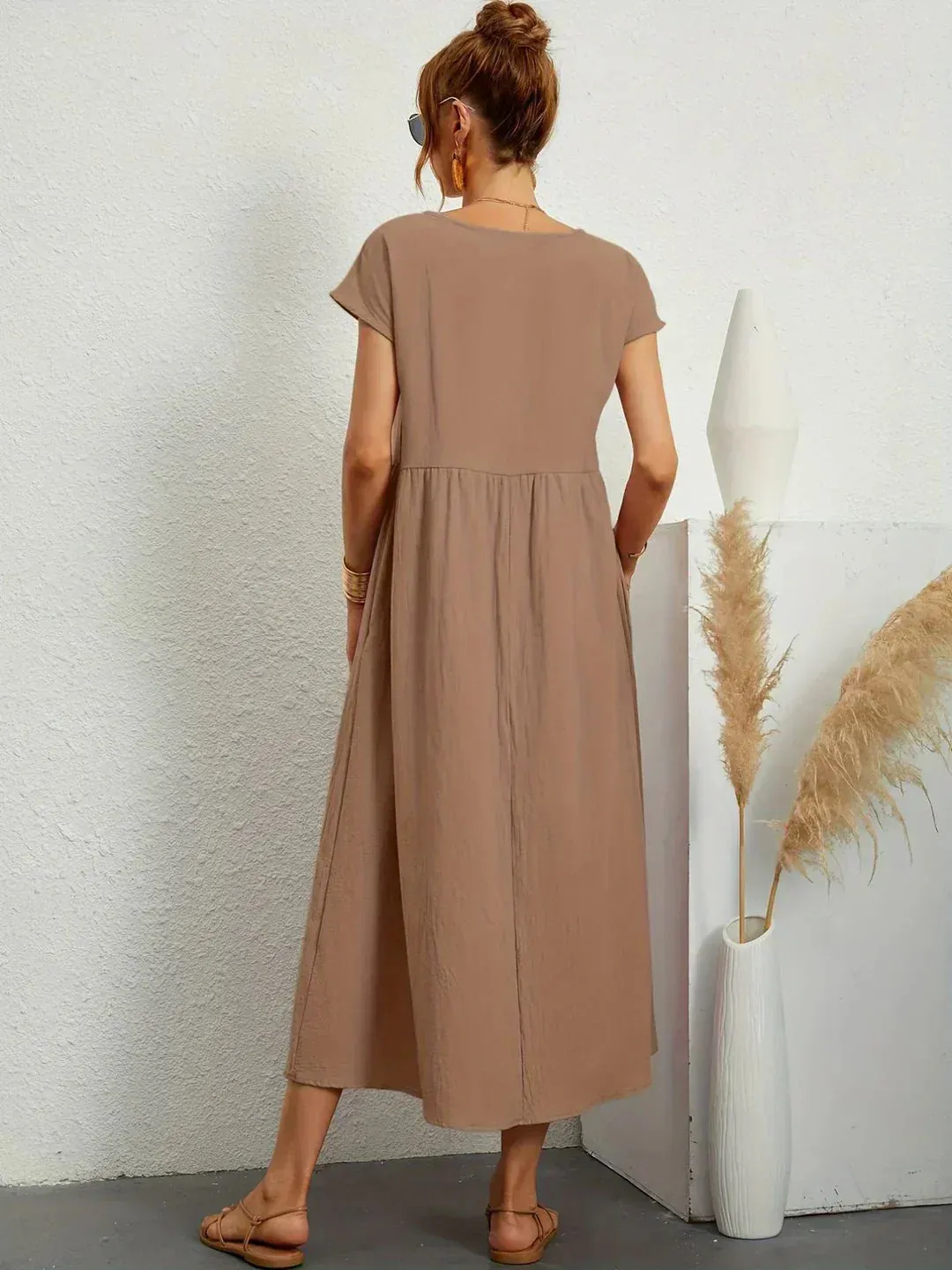 Livia – Lightweight  Women’s Cotton Dress With Pockets