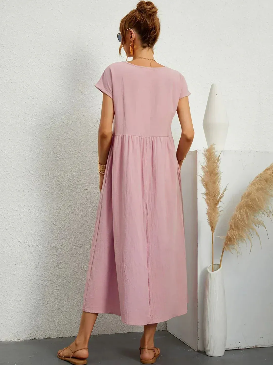 Livia – Lightweight  Women’s Cotton Dress With Pockets