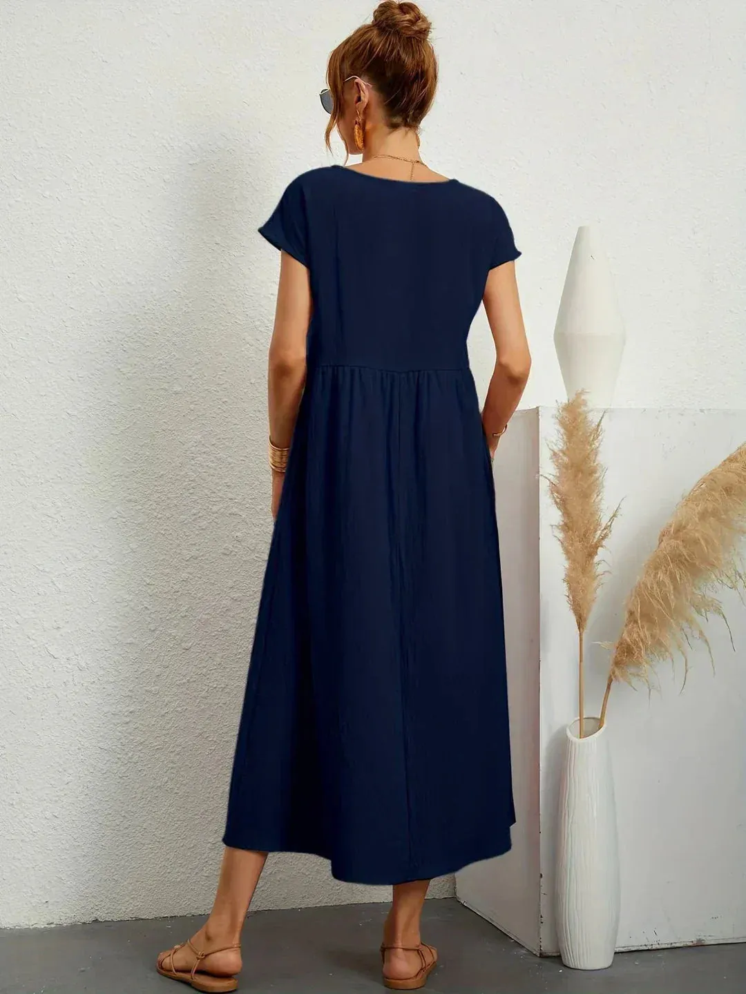 Livia – Lightweight  Women’s Cotton Dress With Pockets
