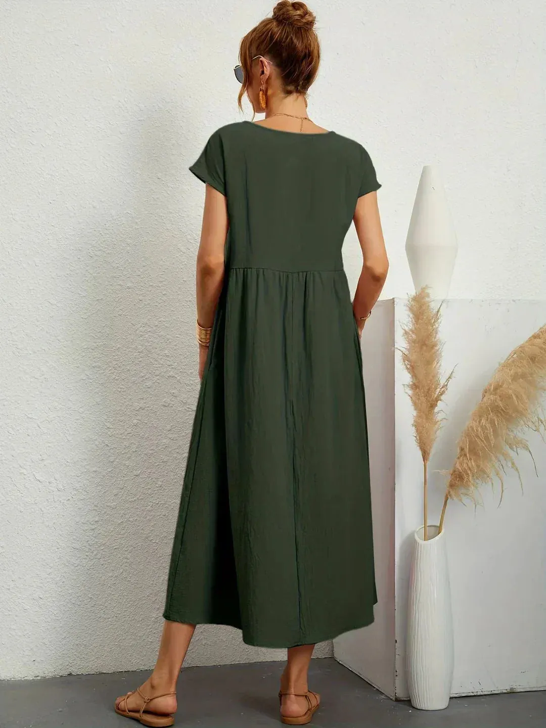 Livia – Lightweight  Women’s Cotton Dress With Pockets