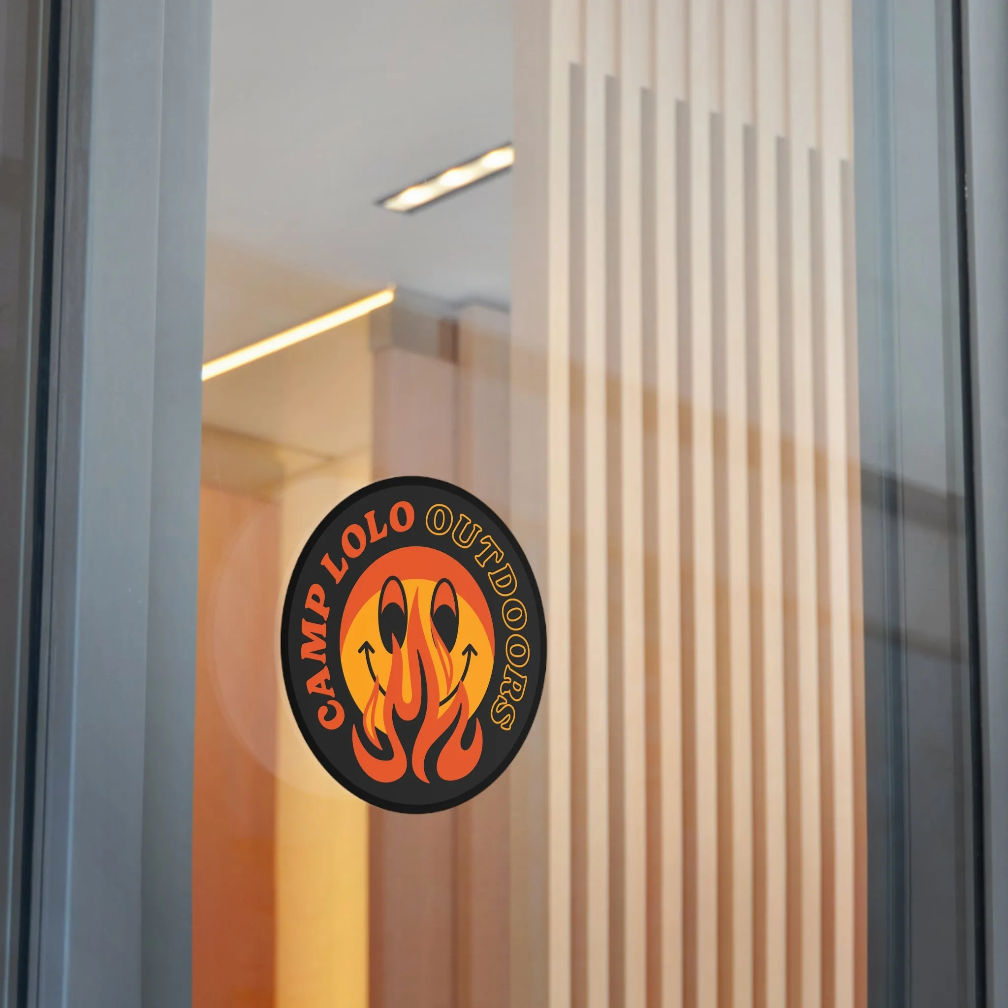 Lolo Dark Icon Round Vinyl Sticker