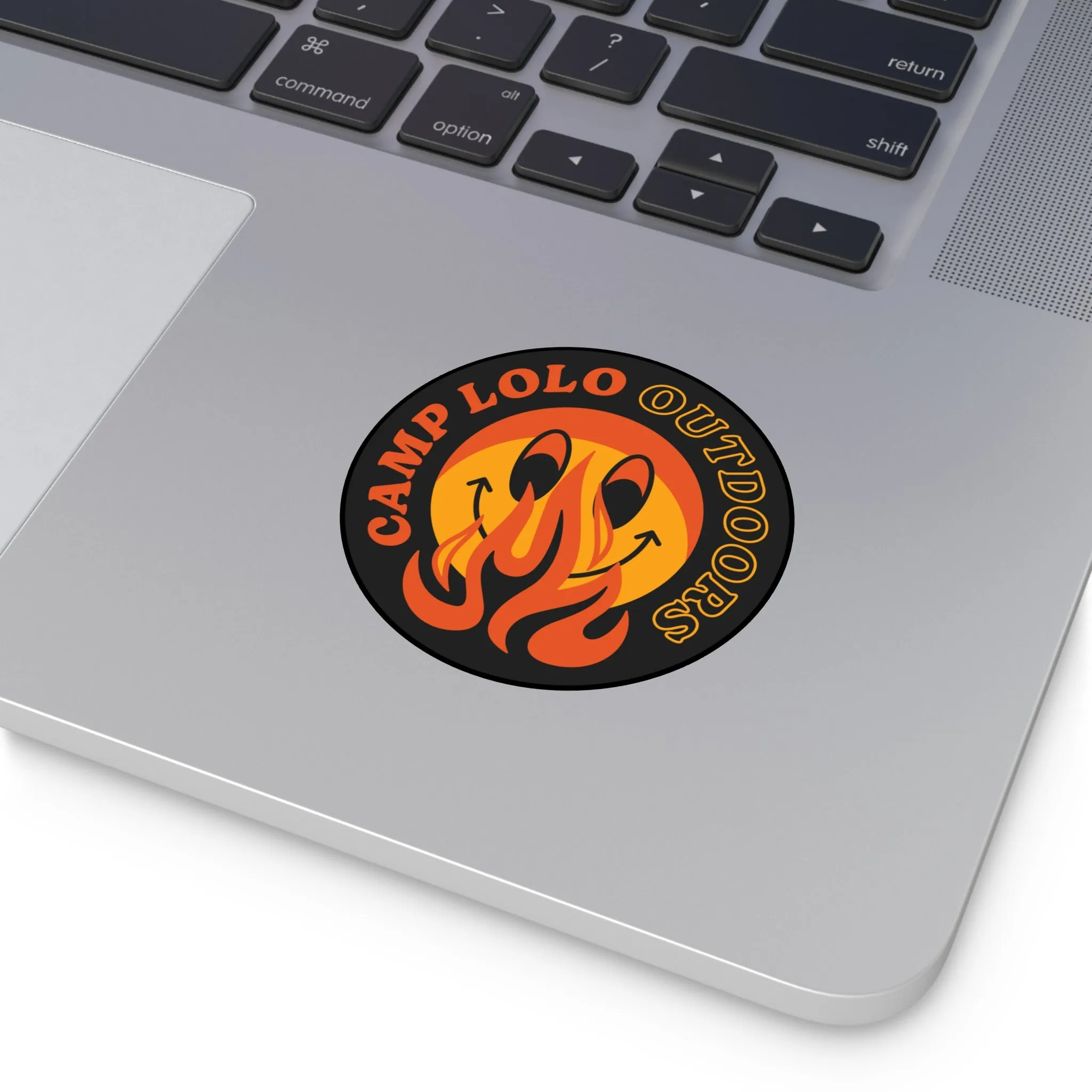 Lolo Dark Icon Round Vinyl Sticker