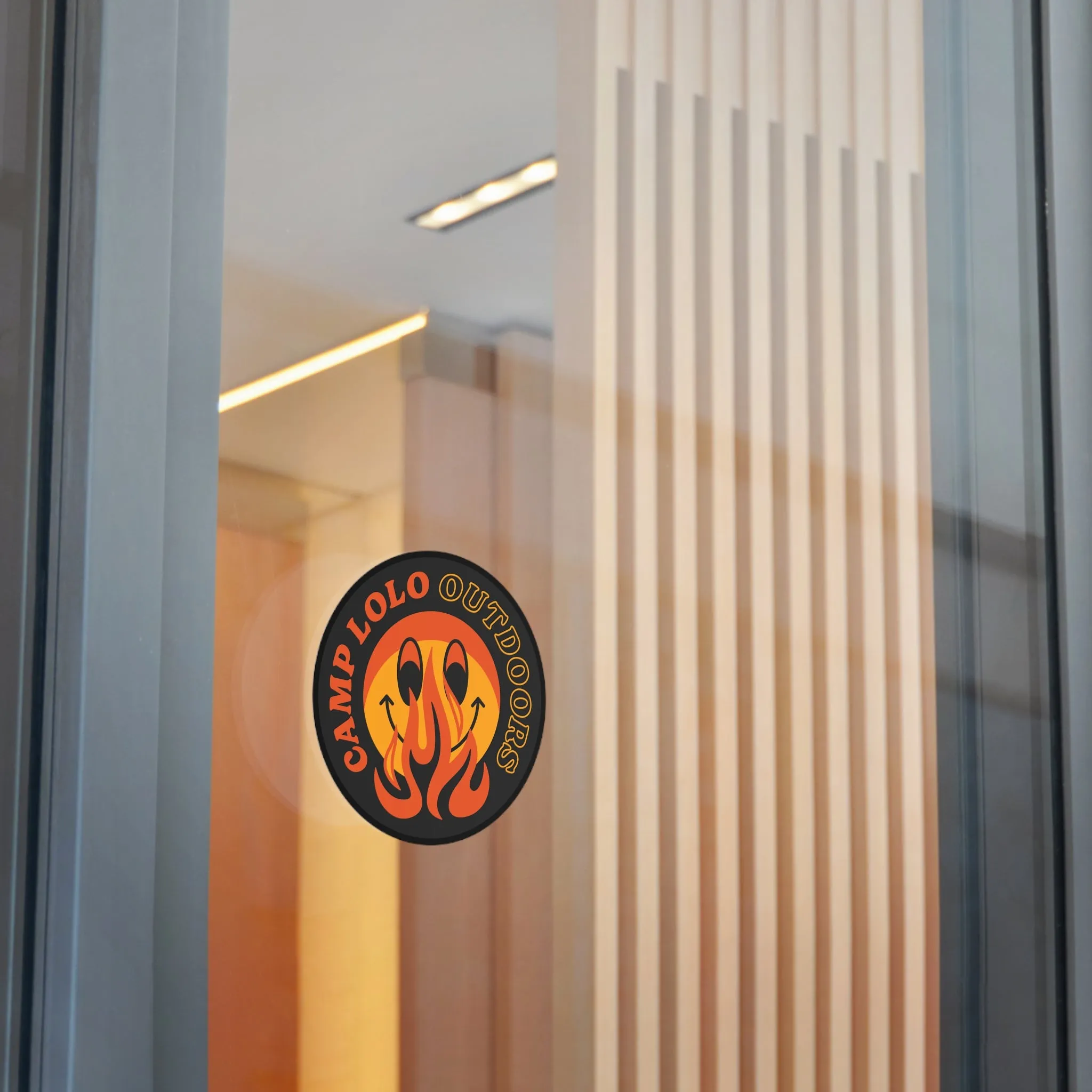Lolo Dark Icon Round Vinyl Sticker