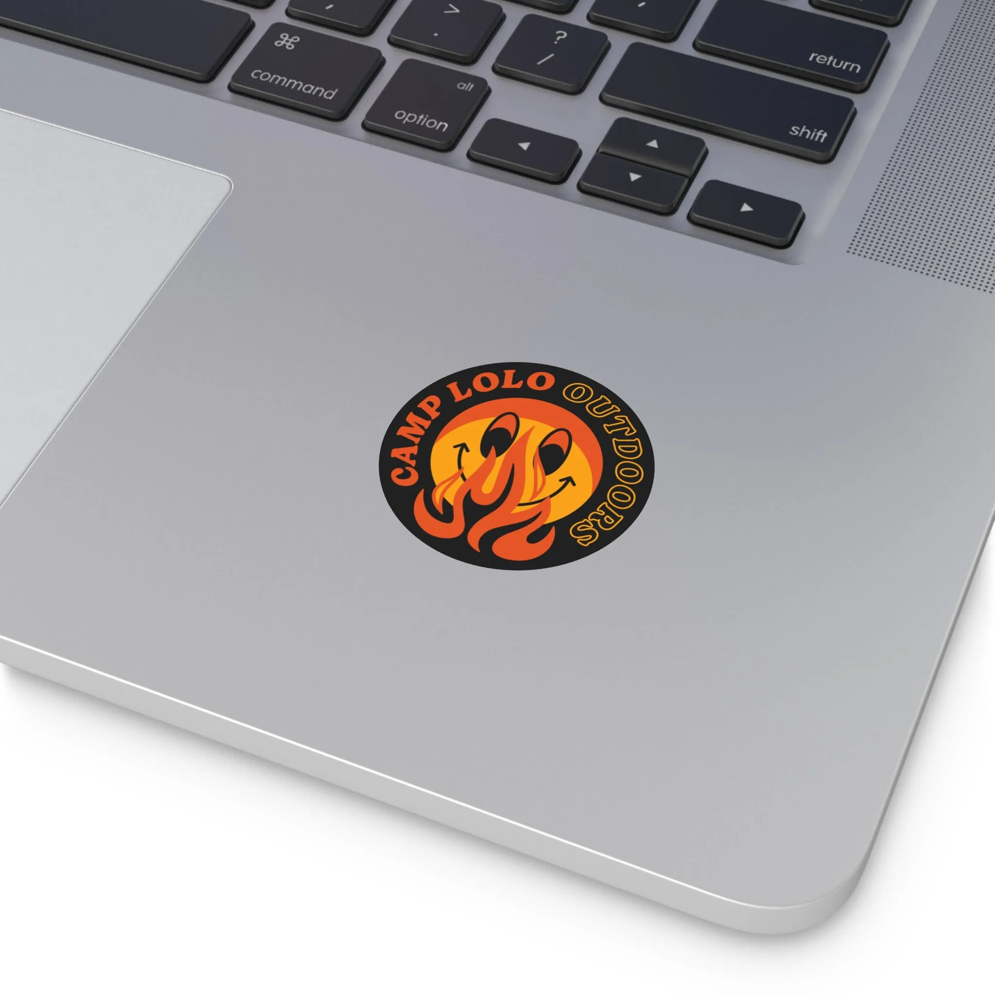 Lolo Dark Icon Round Vinyl Sticker