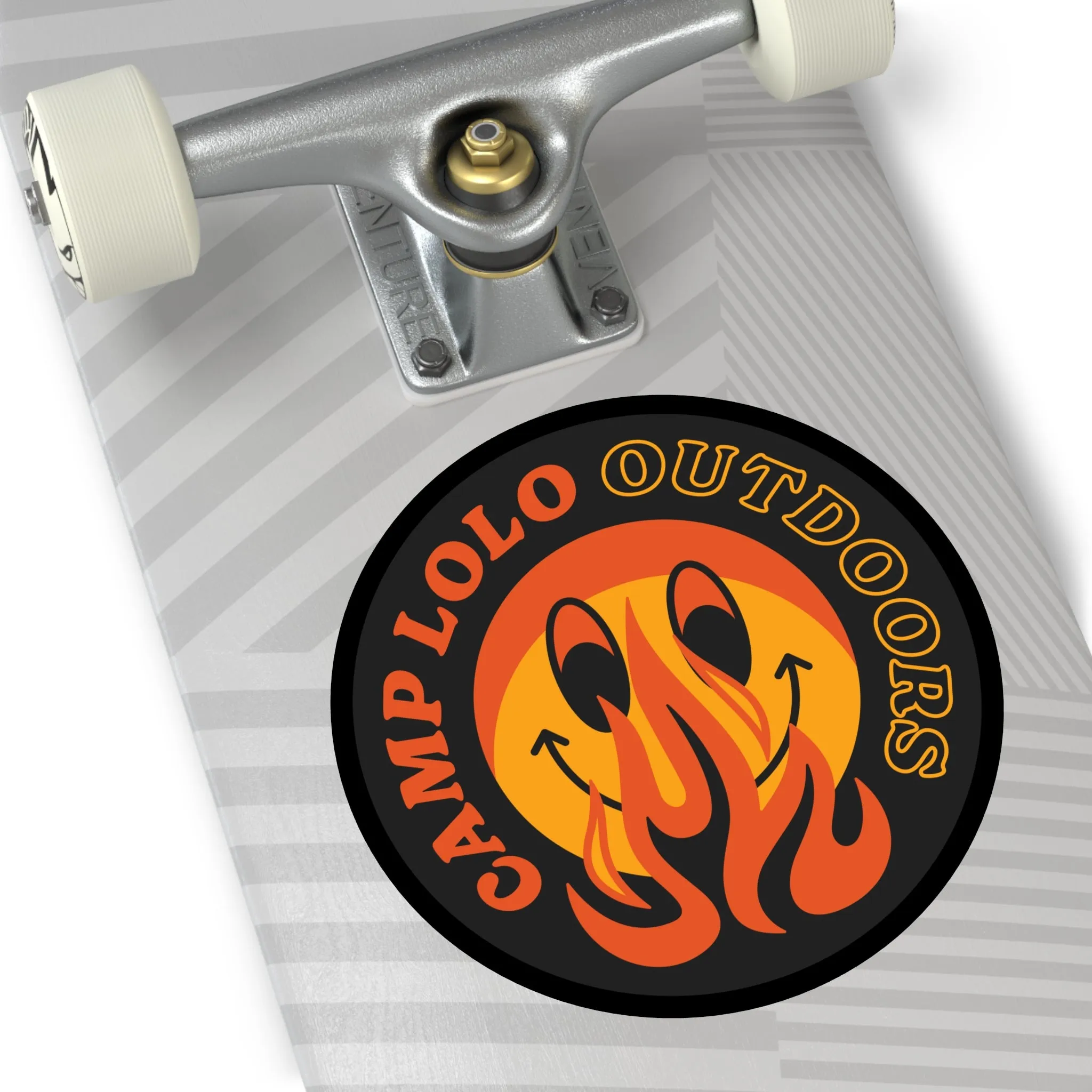 Lolo Dark Icon Round Vinyl Sticker
