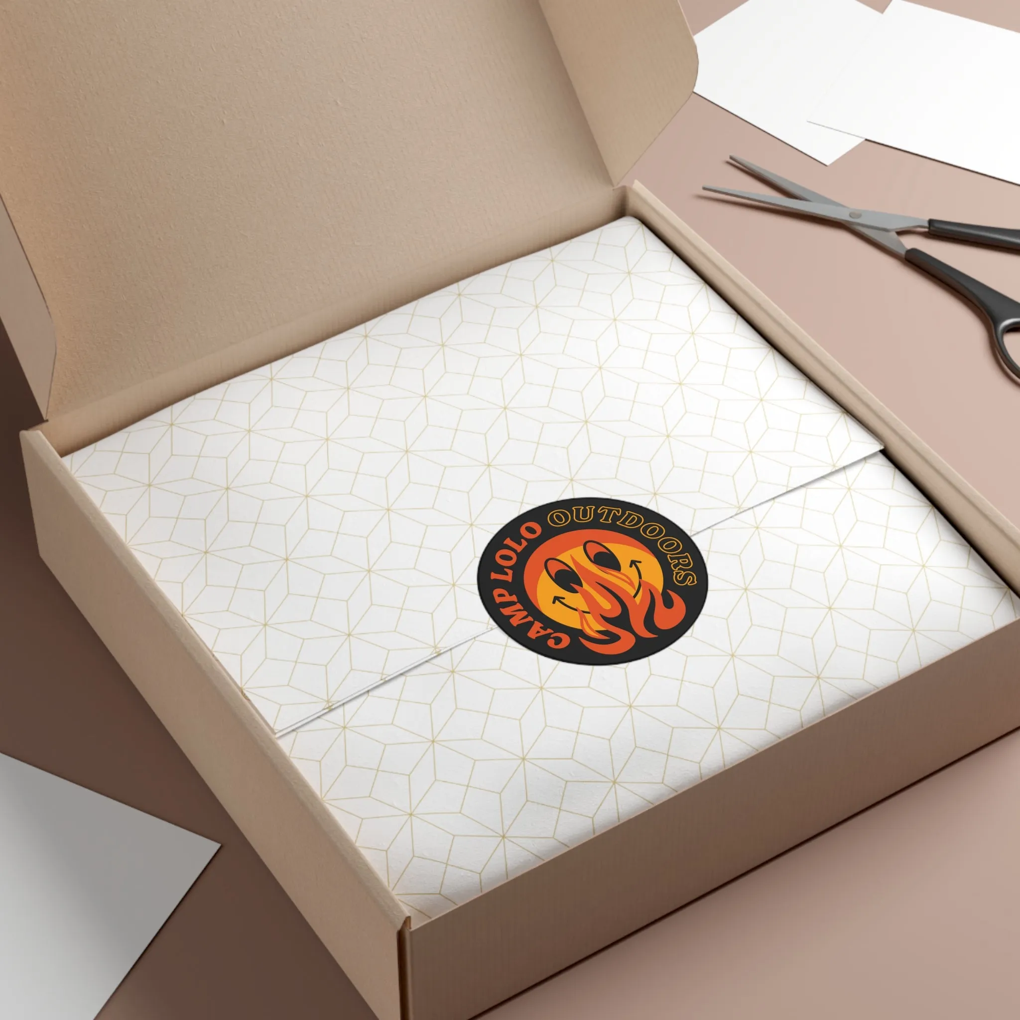 Lolo Dark Icon Round Vinyl Sticker
