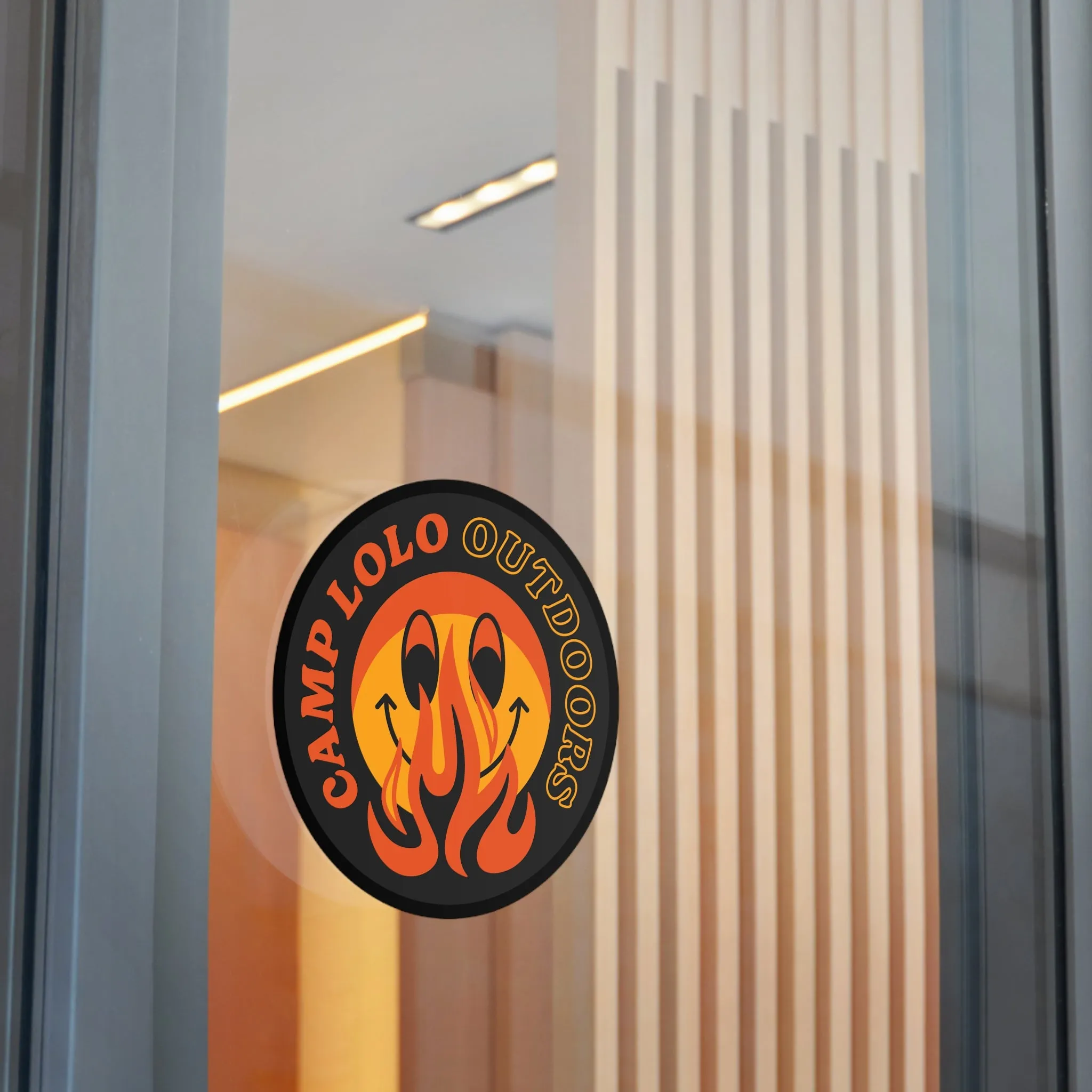 Lolo Dark Icon Round Vinyl Sticker