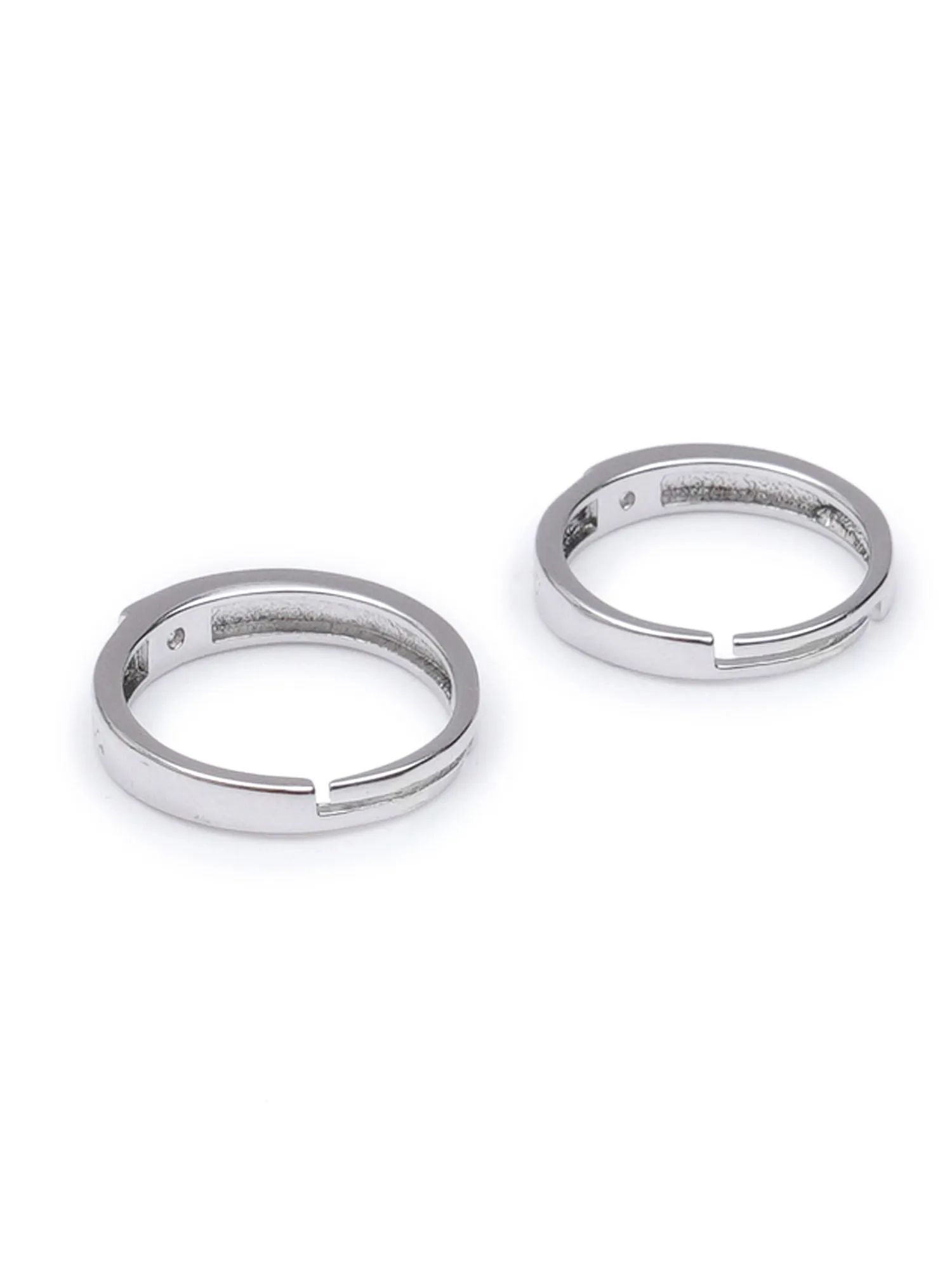 Love Forever Elegant Couple Adjustable Ring for Men and Women