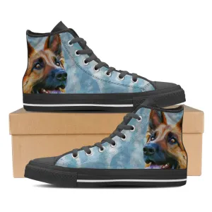 Loyal Shephard Mens High Top Shoe (Black)