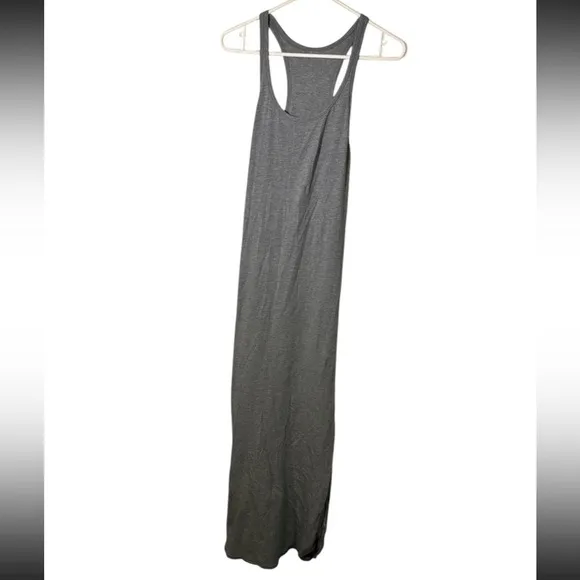 Lululemon Size 12 Heathered Medium Grey Refresh Maxi Dress II