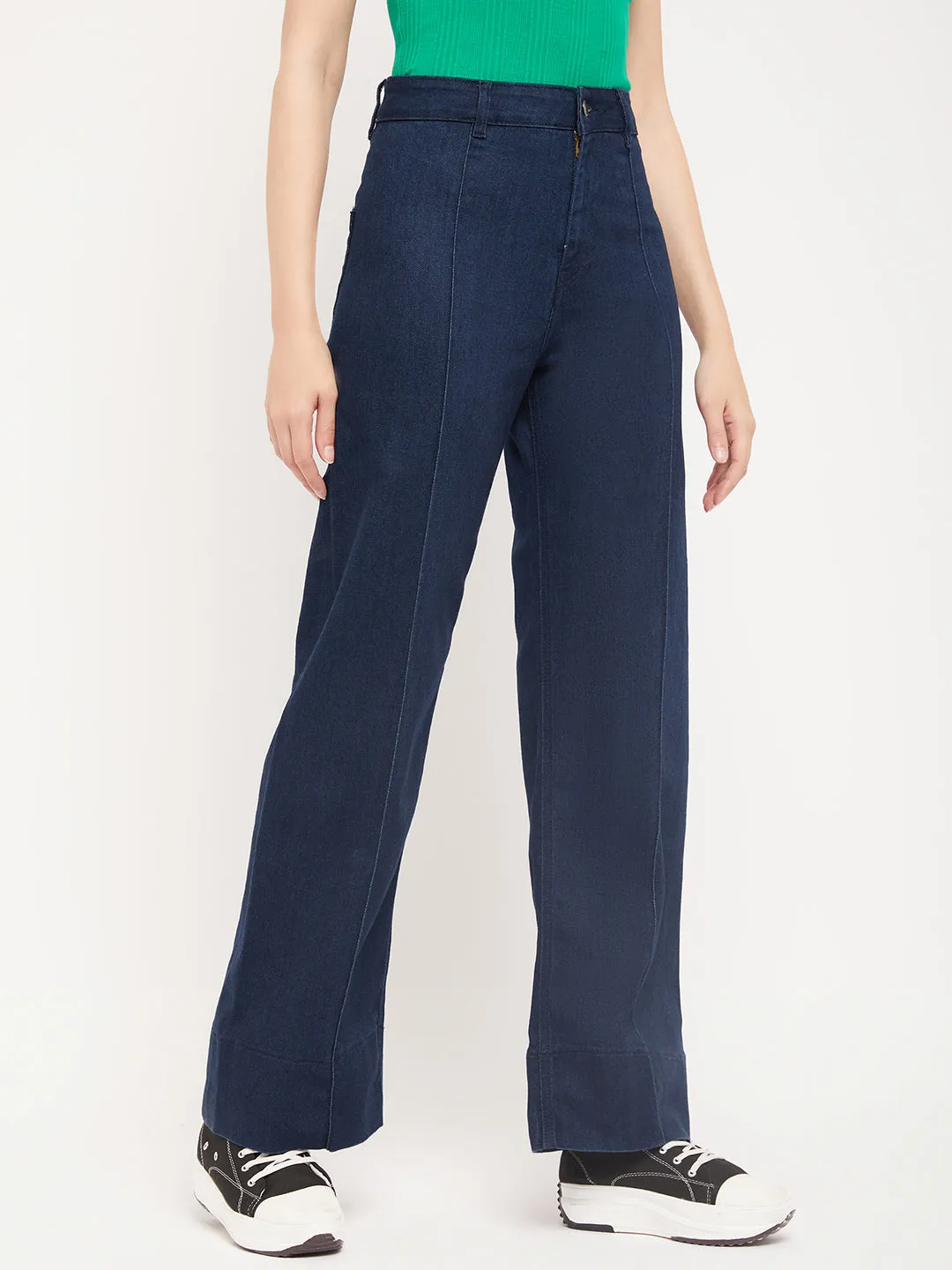 Madame Blue Wide Leg Jeans