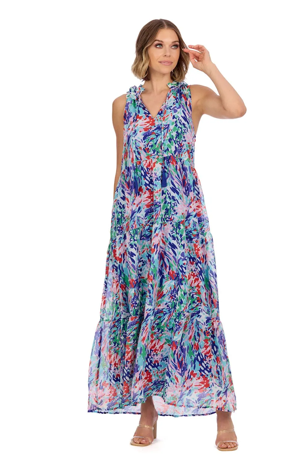 Magnolia Maxi Dress - Dress by Mud Pie