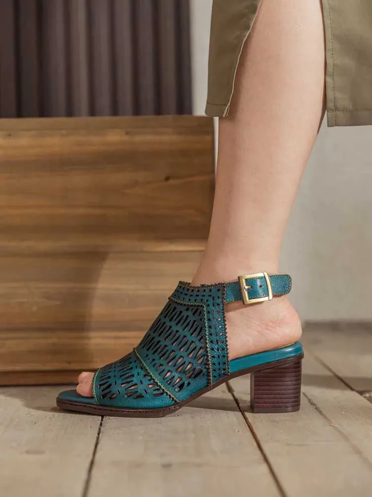 Marisol Leather Roman Sandals